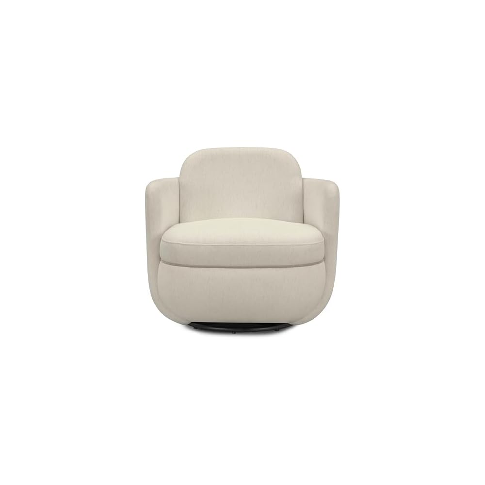 TOV Furniture Wolfie Light Pink Chenille Swivel Chair