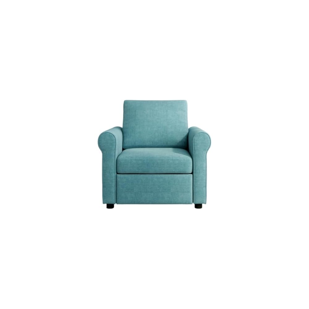 3-in-1 Sofa Bed Chair, Convertible Sleeper Chair Bed,Adjust Backrest Into A Sofa,Lounger Chair, Chair Bed Sleeper,Teal