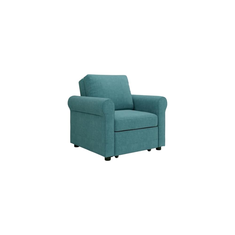 3-in-1 Sofa Bed Chair, Convertible Sleeper Chair Bed,Adjust Backrest Into A Sofa,Lounger Chair, Chair Bed Sleeper,Teal