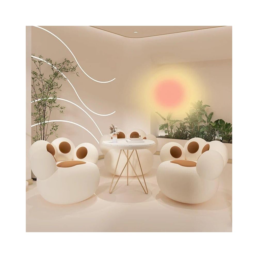 Generic Modern Nordic-Style Lounge Chair – Elegant, Comfortable Living Room Furniture White, 37.79*28.34*29.92in