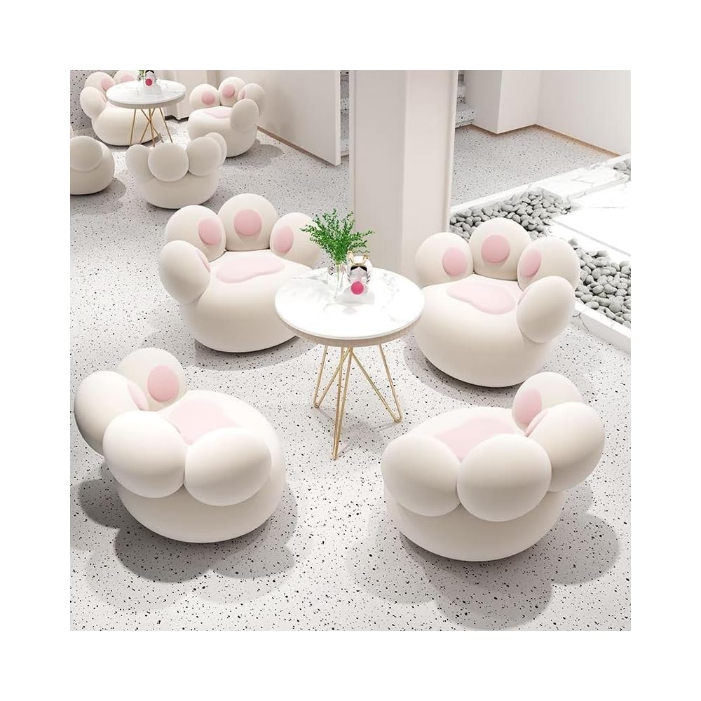 Generic Modern Nordic-Style Lounge Chair – Elegant, Comfortable Living Room Furniture White, 37.79*28.34*29.92in